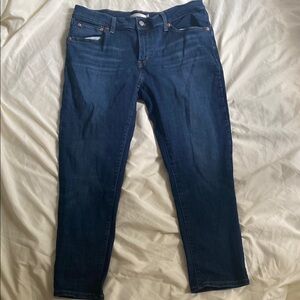 Levi's Blue Ankle Cropped Jeans
